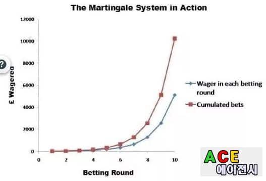 마틴게일배팅 도표